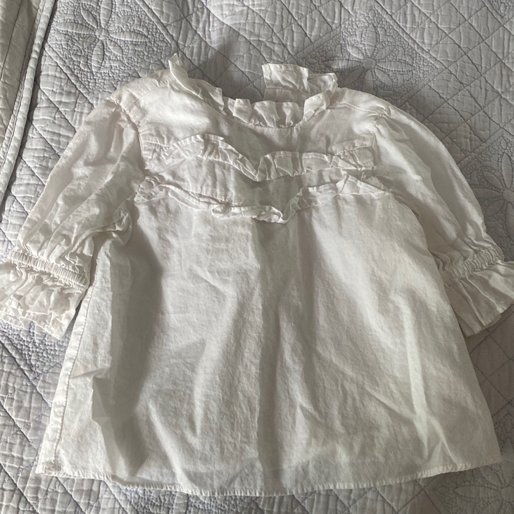 Janie and Jack girls white blouse